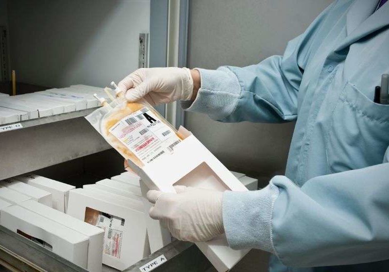 Medical professional holding frozen plasma package | Feature Image | Plasma Exchange and Anti-Aging