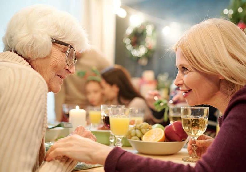 blonde-grandma-intimate-talk-with-daughter-during-family-gathering | Feature | Age-Related Mental Decline Could Be Reversed With New Drug