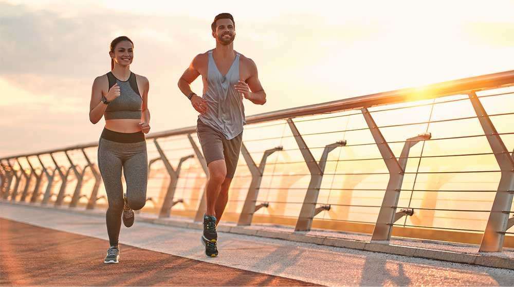 Couple-doing-sport-together-on-the-street- | feature | Improved Metabolism & Other Health Benefits Of CJC 1295/Ipamorelin