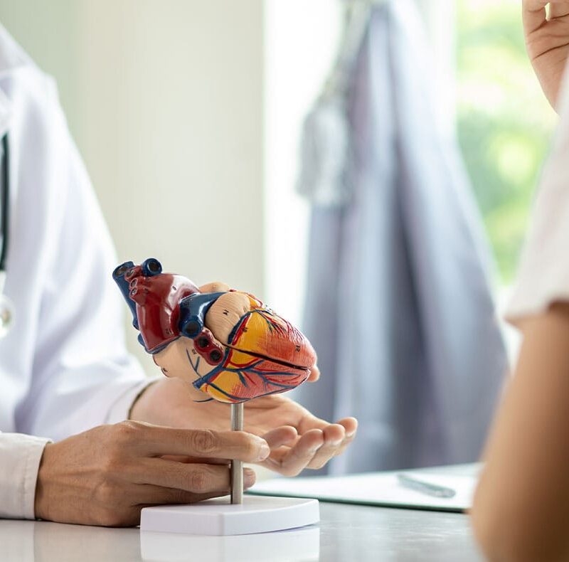 doctor discussing cleerly ai for heart health with their patient